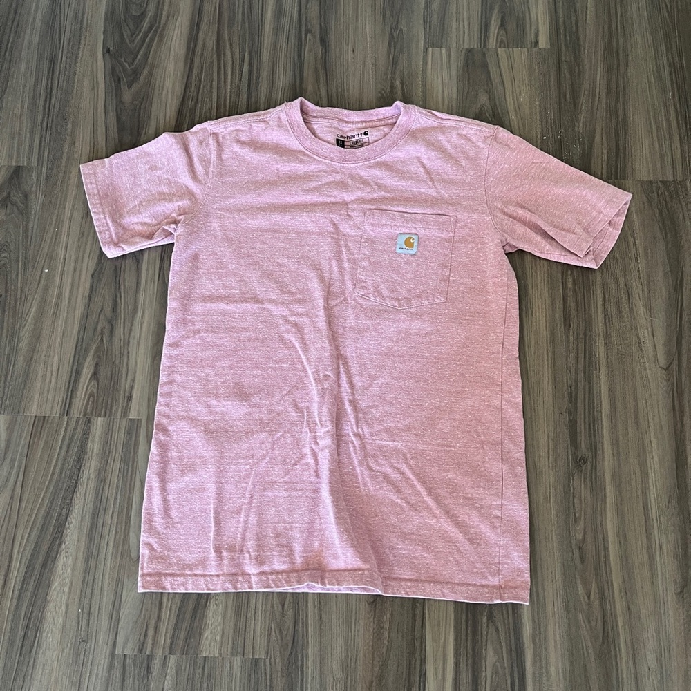 Carhartt women's pink heather tee